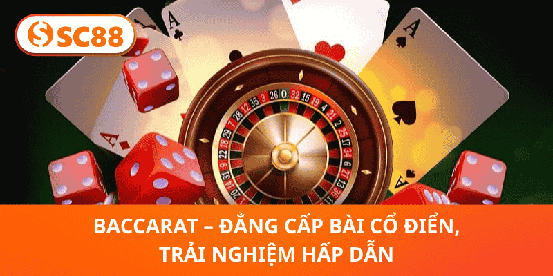 Baccarat – Đẳng Cấp Bài Cổ Điển, Trải Nghiệm Hấp Dẫn